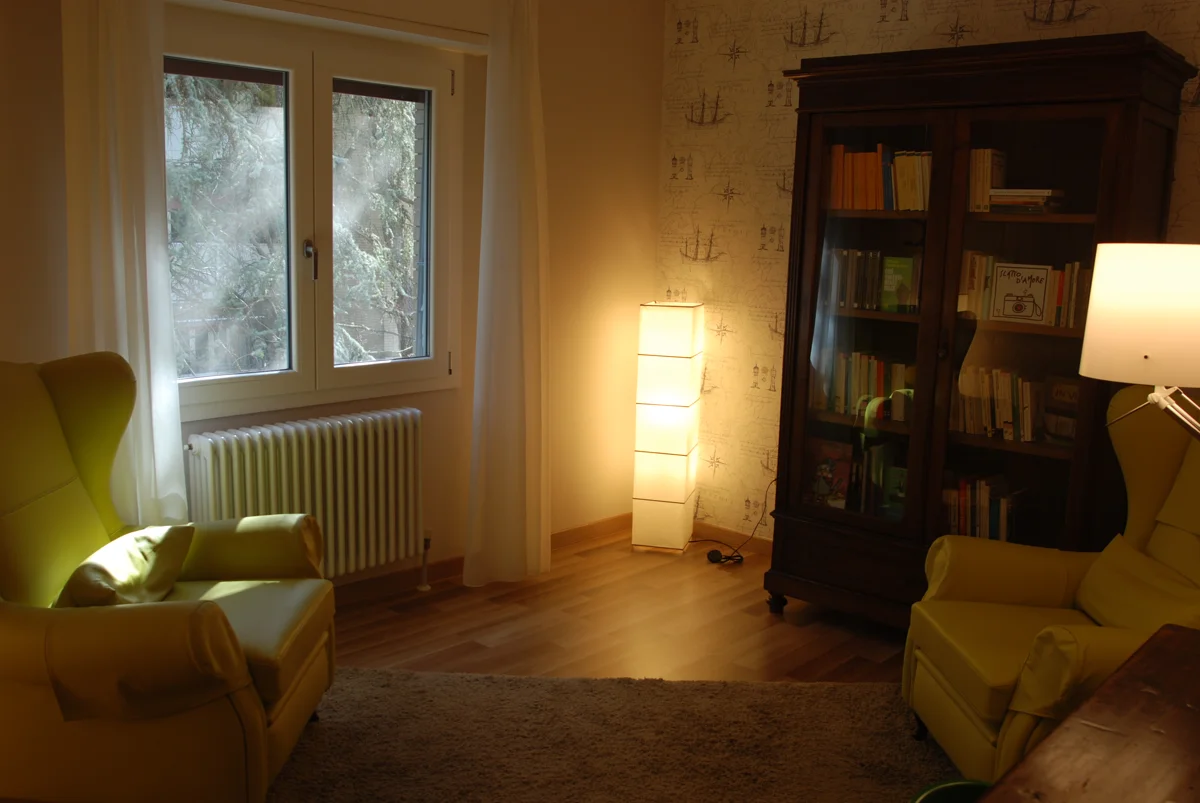 Un angolo dello studio Oikos